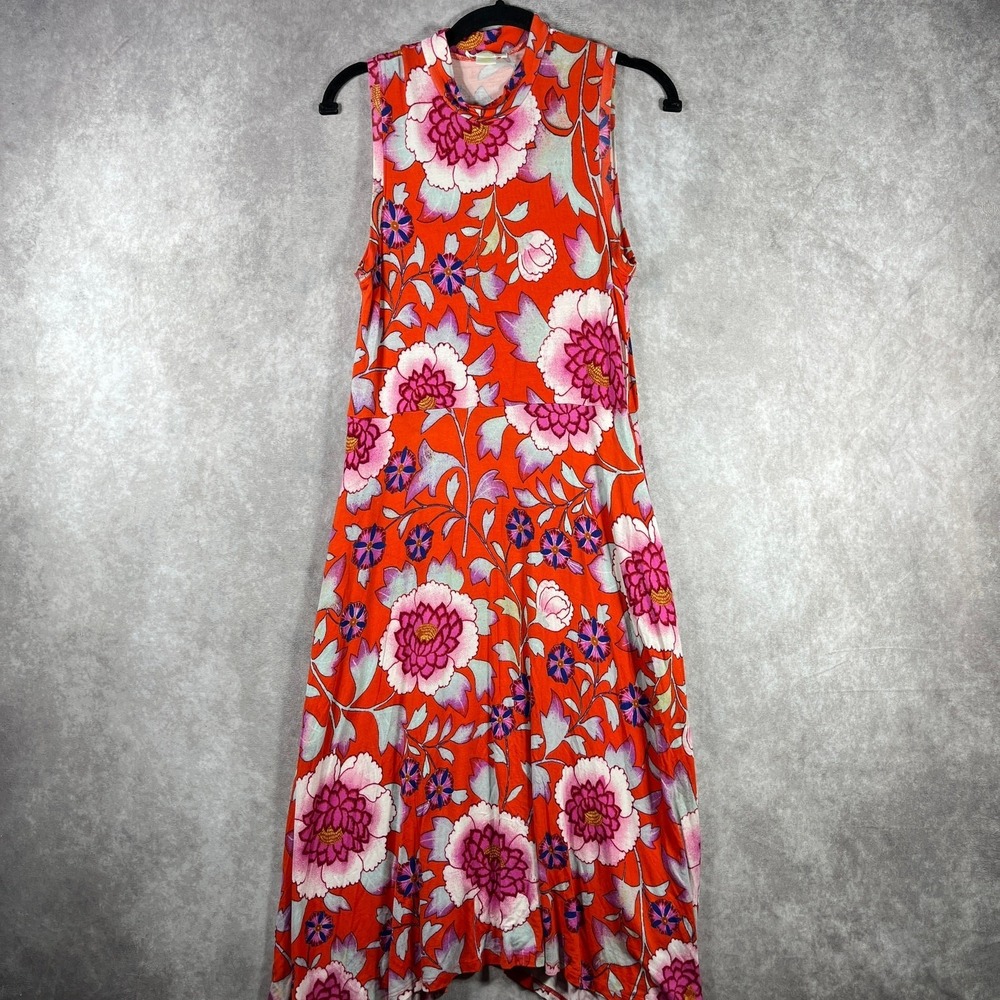 Maeve Anthropologie Cleary Dress Womens Size Small Floral Sleeveless‎ Boho Artsy